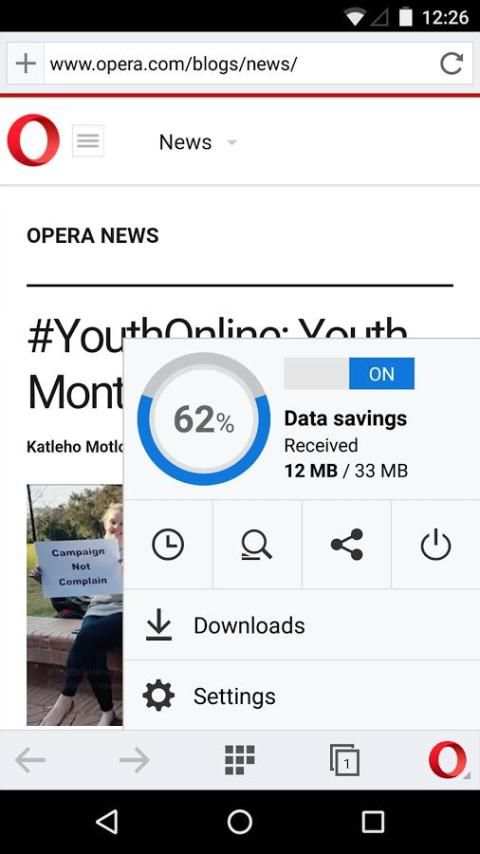 Opera browser - fast & safe 5 تصوير الشاشة