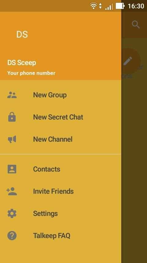 Talkeep messenger स्क्रीनशॉट 4