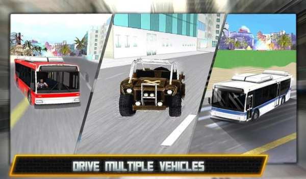Mad Crime City NYC Bus Driver screenshot 1