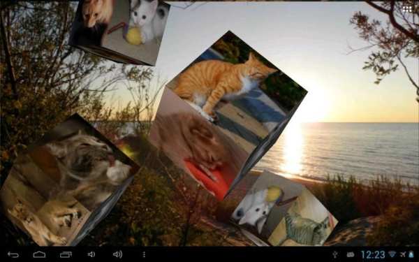 Flying Photos Wallpaper Lite screenshot 6