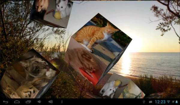 Flying Photos Wallpaper Lite screenshot 5