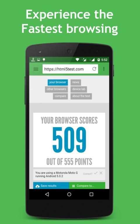 OMG Browser for Android 1 تصوير الشاشة