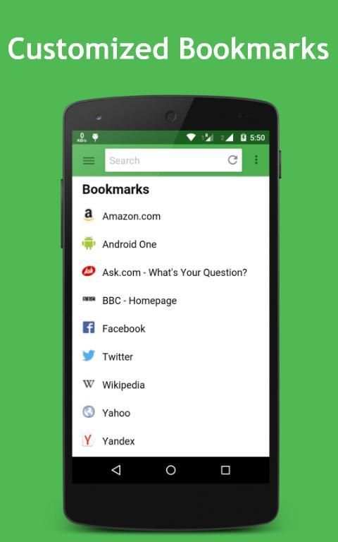 OMG Browser for Android 4 تصوير الشاشة