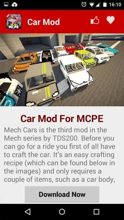 Car MOD For MCPE! screenshot 1