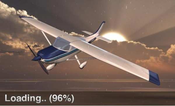 Airplane Simulator Pilot 3D скриншот 1