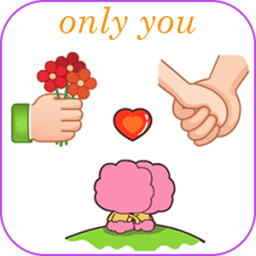 Animated Love Stickers आइकन