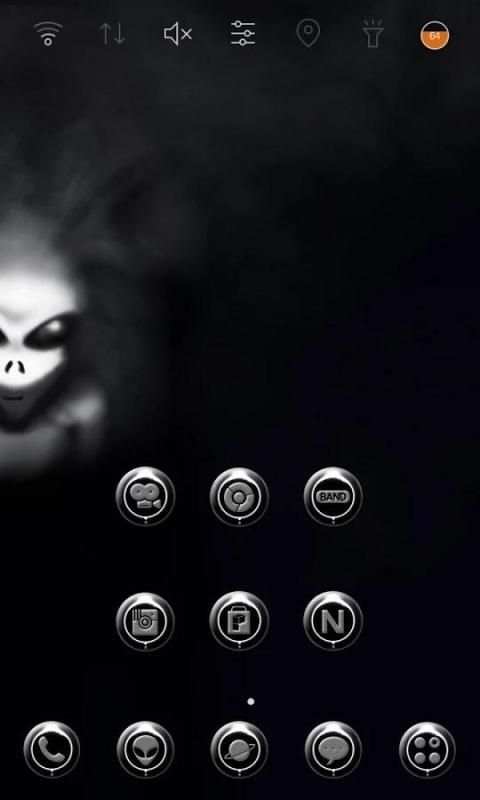 Alien Launcher theme 2 تصوير الشاشة