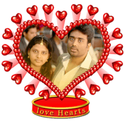 Lover's Photo Hearts Wallpaper иконка