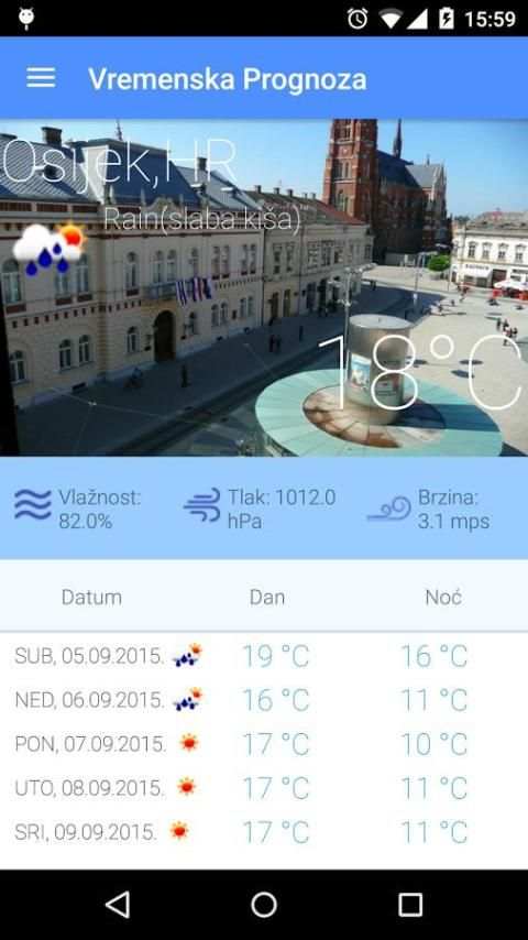 Vrijeme screenshot 1