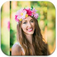 Wedding Flower Crown Hairstyle