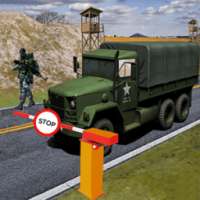 военные грузовик водитель 3D