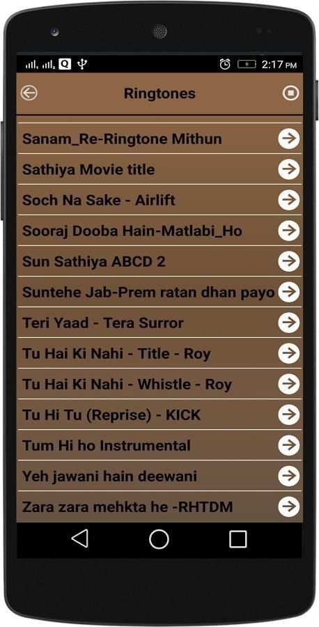 Bollywood 2016 Lovely Ringones स्क्रीनशॉट 6