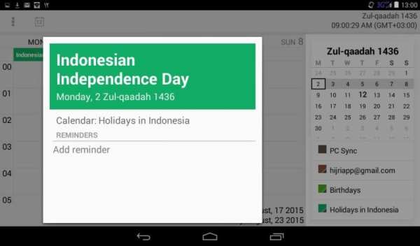 Muslim Calendar screenshot 8