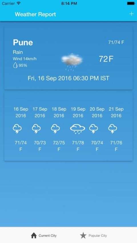 Weather-Report screenshot 3