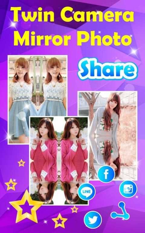 Twin Camera Mirror Photo скриншот 2