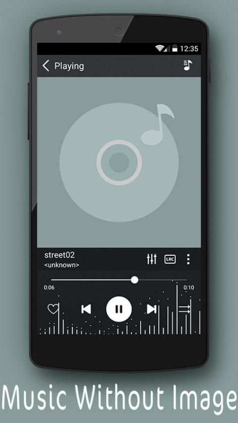 BlackPlayer Music Player screenshot 1