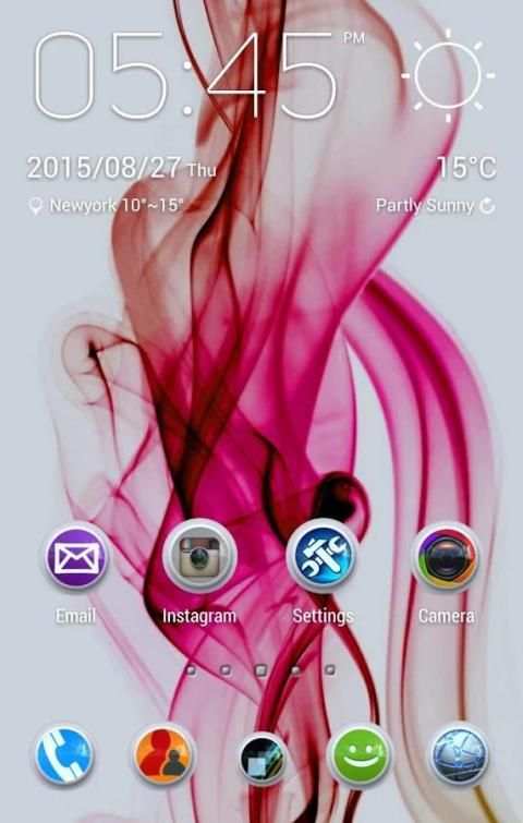 Pure Go Launcher Theme Tapjoy screenshot 4