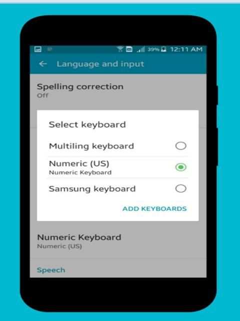 Numeric Keyboard स्क्रीनशॉट 8