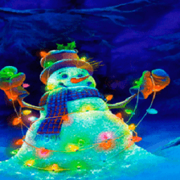 Christmas Snowman LWP أيقونة