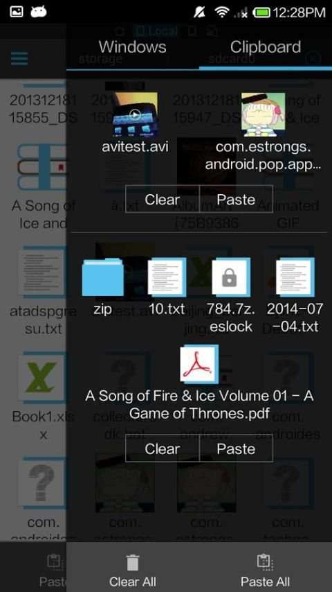 ES Holo Theme screenshot 4