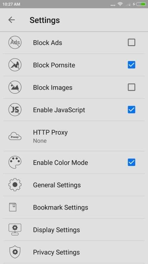 Private Web Browser скриншот 1