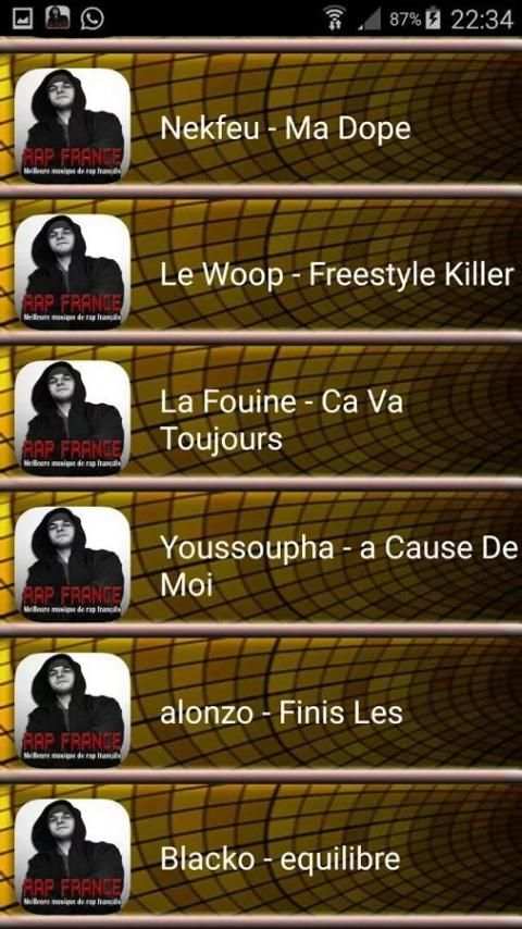 Rap Français screenshot 4