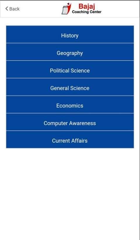 Bajaj Coaching Center screenshot 6