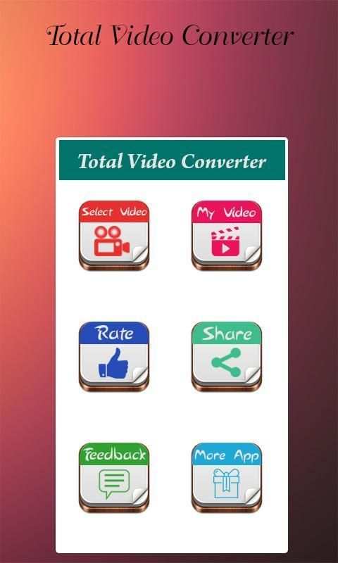 Total Video Converter 1 تصوير الشاشة