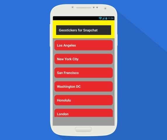 Geostickers for Snapchat 5 تصوير الشاشة