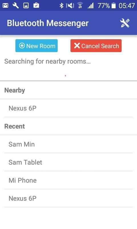 Bluetooth Messenger 6 تصوير الشاشة