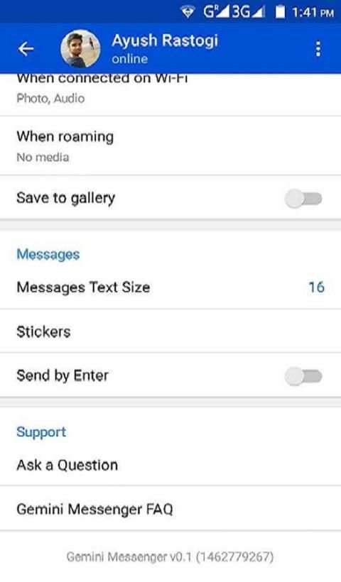 Gemini Messenger screenshot 3