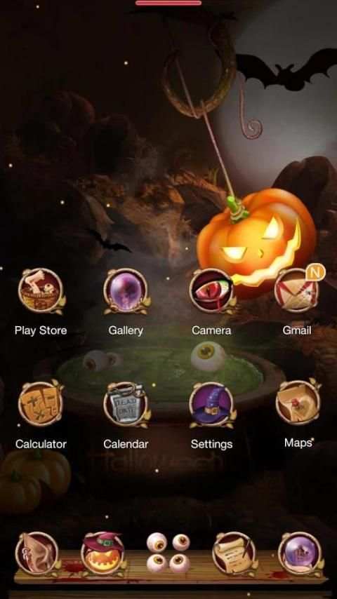 Next Halloween Pumpkin LWP screenshot 7