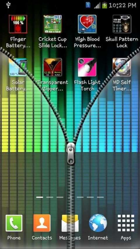 Khóa màn hình dây kéo suốt screenshot 4