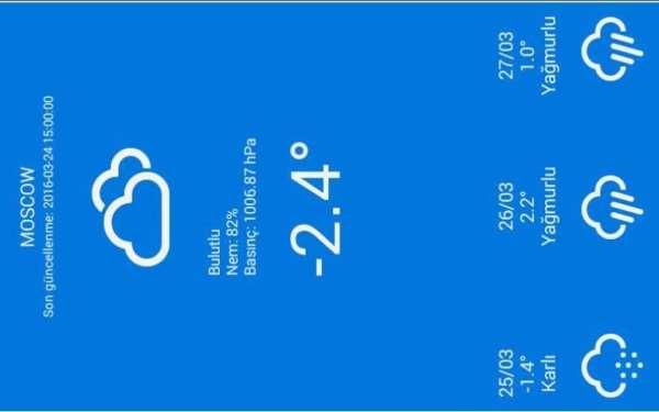 Hava Durumu screenshot 1