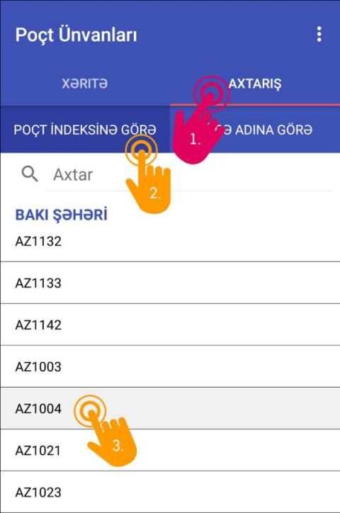 Poçt Ünvanları screenshot 6