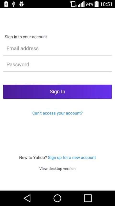 Yahoo Mobile 2 تصوير الشاشة