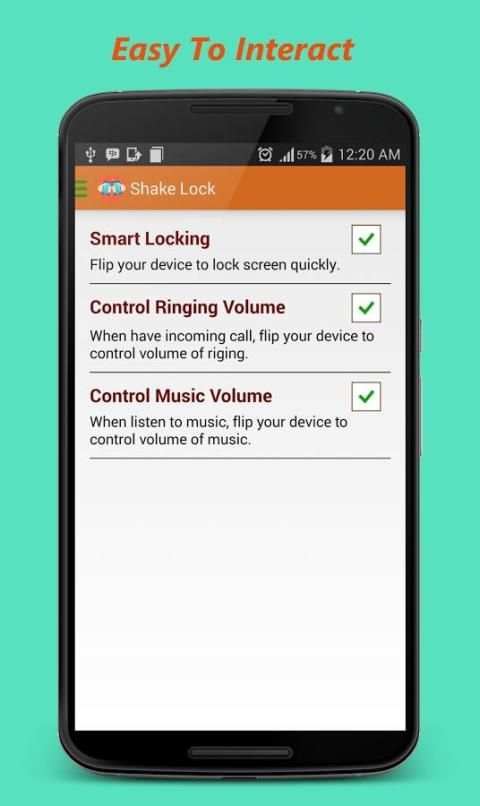 Shake Lock स्क्रीनशॉट 2