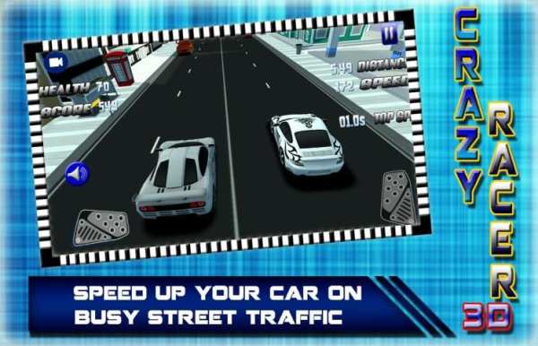 Crazy Racer 3d 2016 8 تصوير الشاشة