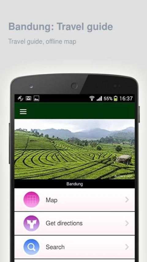 Bandung: Offline travel guide 3 تصوير الشاشة