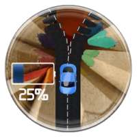 Lock screen running car