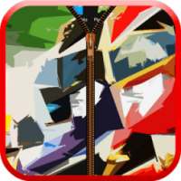 Zipper Lock Power Rangers