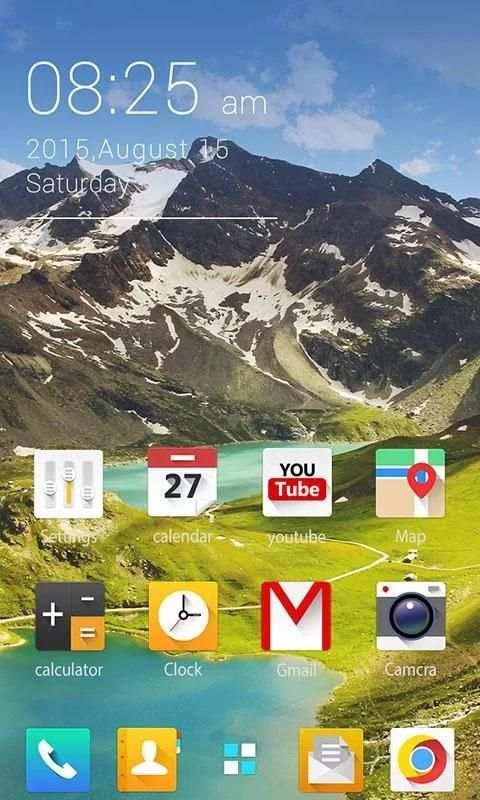 Simple V Launcher Theme 5 تصوير الشاشة
