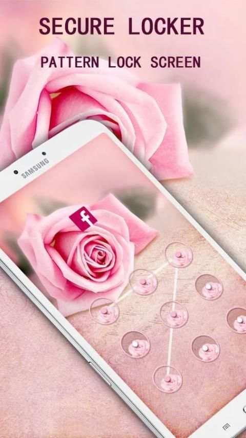 Applock Theme Rose скриншот 1