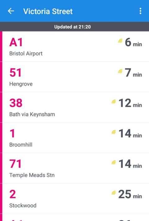 TRACKR FREE: Bus & Train Times screenshot 1