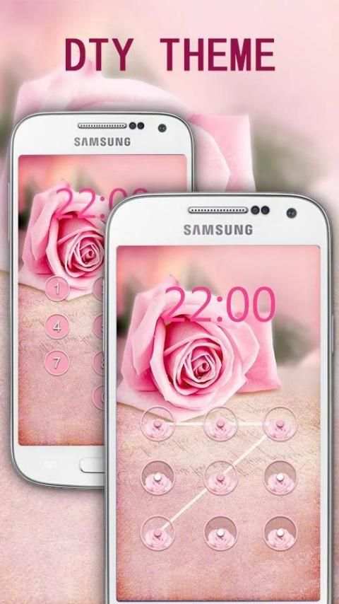 Applock Theme Rose скриншот 3