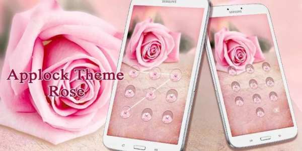 Applock Theme Rose скриншот 4