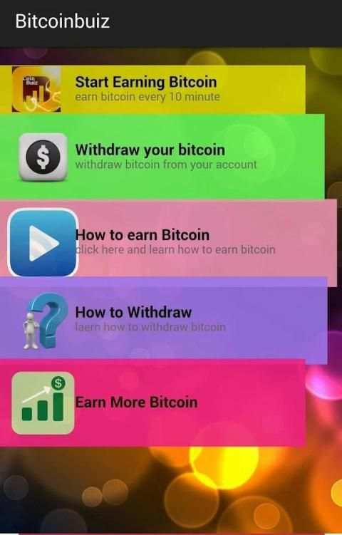 earn free bitcoins स्क्रीनशॉट 1