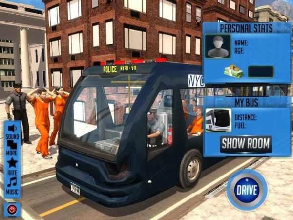 Police Bus Prisoner Transport screenshot 2
