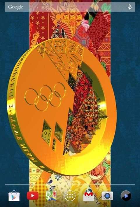 Sochi Gold Live Wallpaper Free screenshot 1