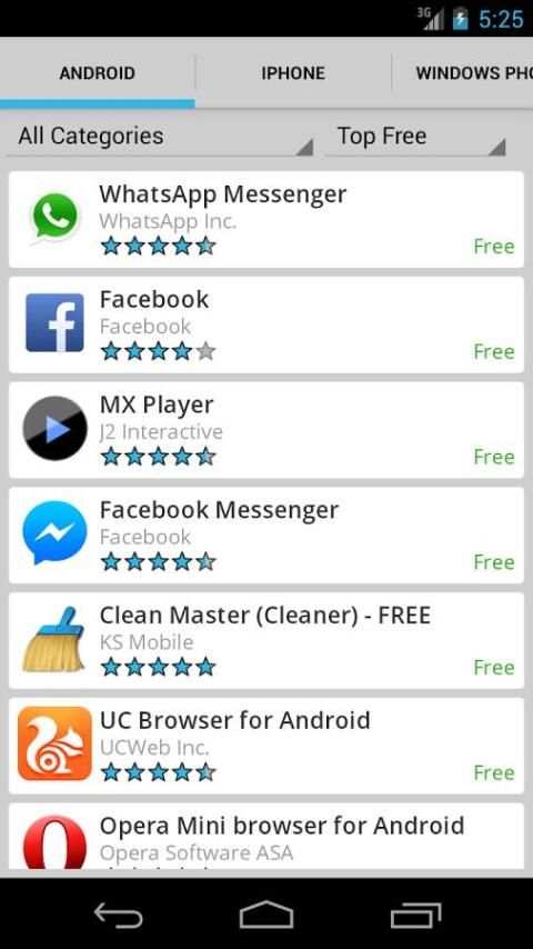 Mobile App Store 7 تصوير الشاشة